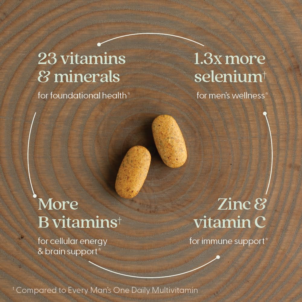Organic vegetables label on New Chapter multivitamin highlighting organic ingredients
