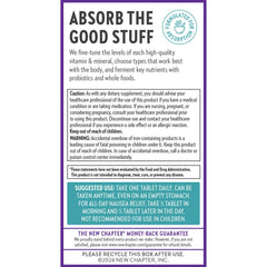 New Chapter Prenatal non-GMO label close-up.