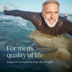 New Chapter Prostate 5LX capsules close-up, a vegetarian option for ongoing prostate support.
