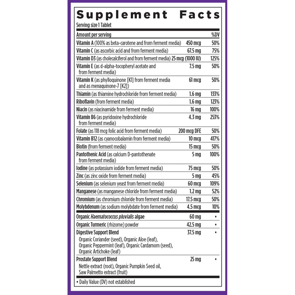 Prostate and digestion blends with nettle and saw palmetto in New Chapter formula
