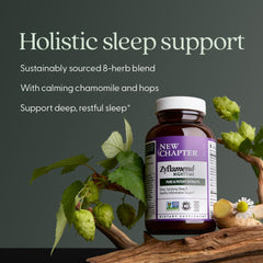 New Chapter Zyflamend Nighttime herbal blend displayed for calming nighttime routine