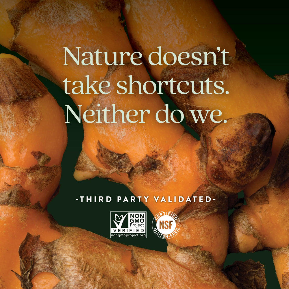 New Chapter Turmeric Force Nighttime GMP-certified label on packaging