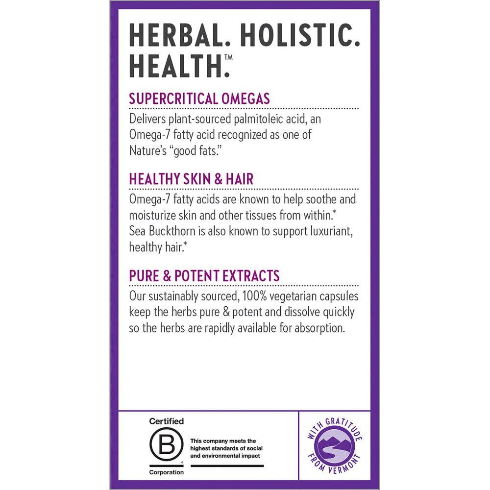 New Chapter vegetarian capsules packaging, clean and simple design.