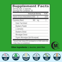 New Earth Renew capsule close-up highlights carnosine and immune support