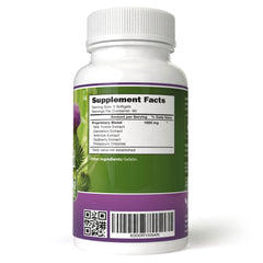 New Green Nutrition Liver Kidney Aid bottle side view showing the 90-day supply.