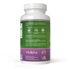 New Green Nutrition Liver Kidney Aid softgels close-up revealing herbal formula.