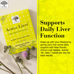 NEW NORDIC Active Liver milk thistle extract, a traditional botanical
