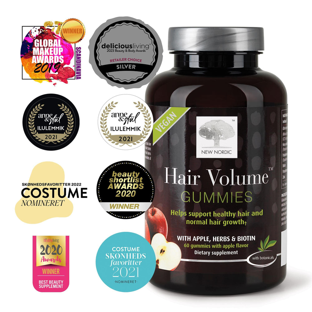 NEW NORDIC Hair Volume Gummies daily-use illustration for everyday wellness
