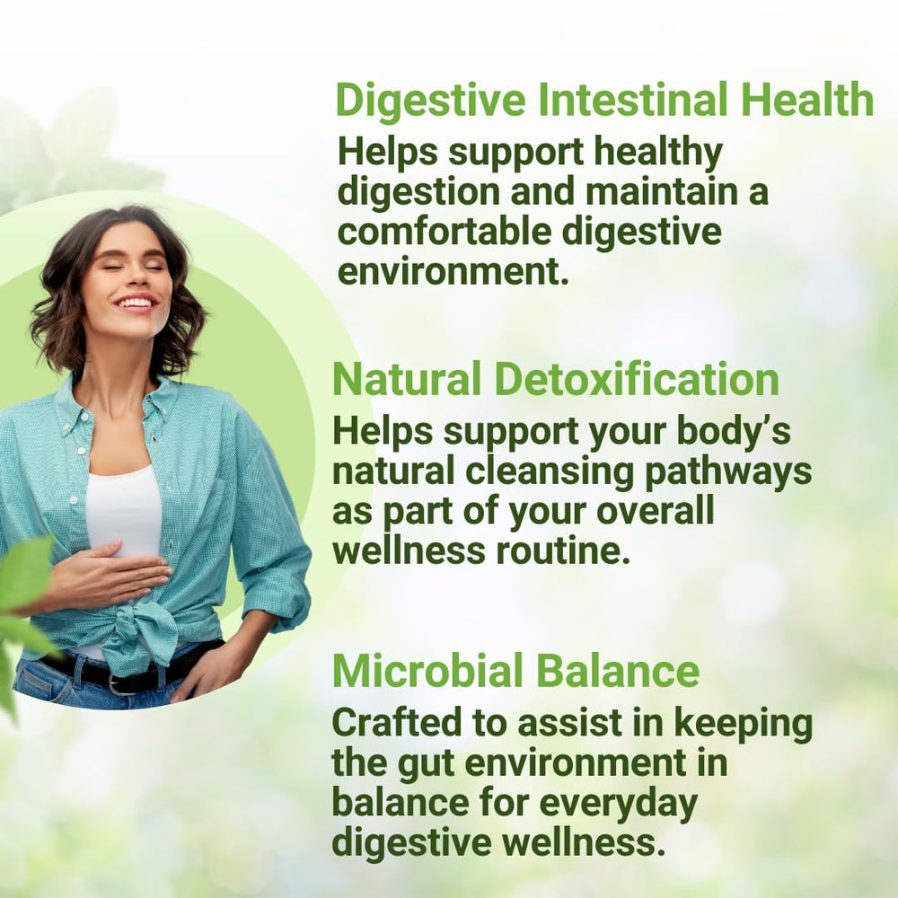 Pouring Para Care capsules for a convenient daily routine.