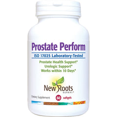 NEW ROOTS HERBAL Prostate Perform bottle front for daily prostate support