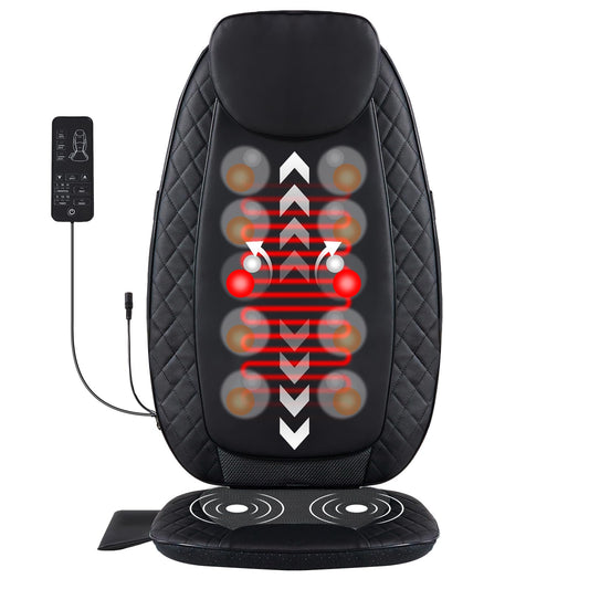 NEWBULIG chair massager with deep-kneading nodes for spine relief during work