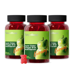 NEWELLME Apple Cider Vinegar Gummies bottle with the mother, convenient daily supplement