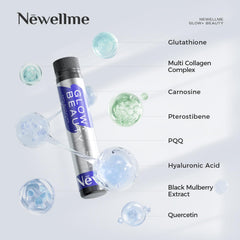 NEWELLME bottle pour demonstrates quick, on-the-go hydration with zero prep.