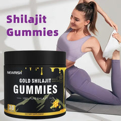 Newrish Shilajit Gummies gold-grade resin quality reference