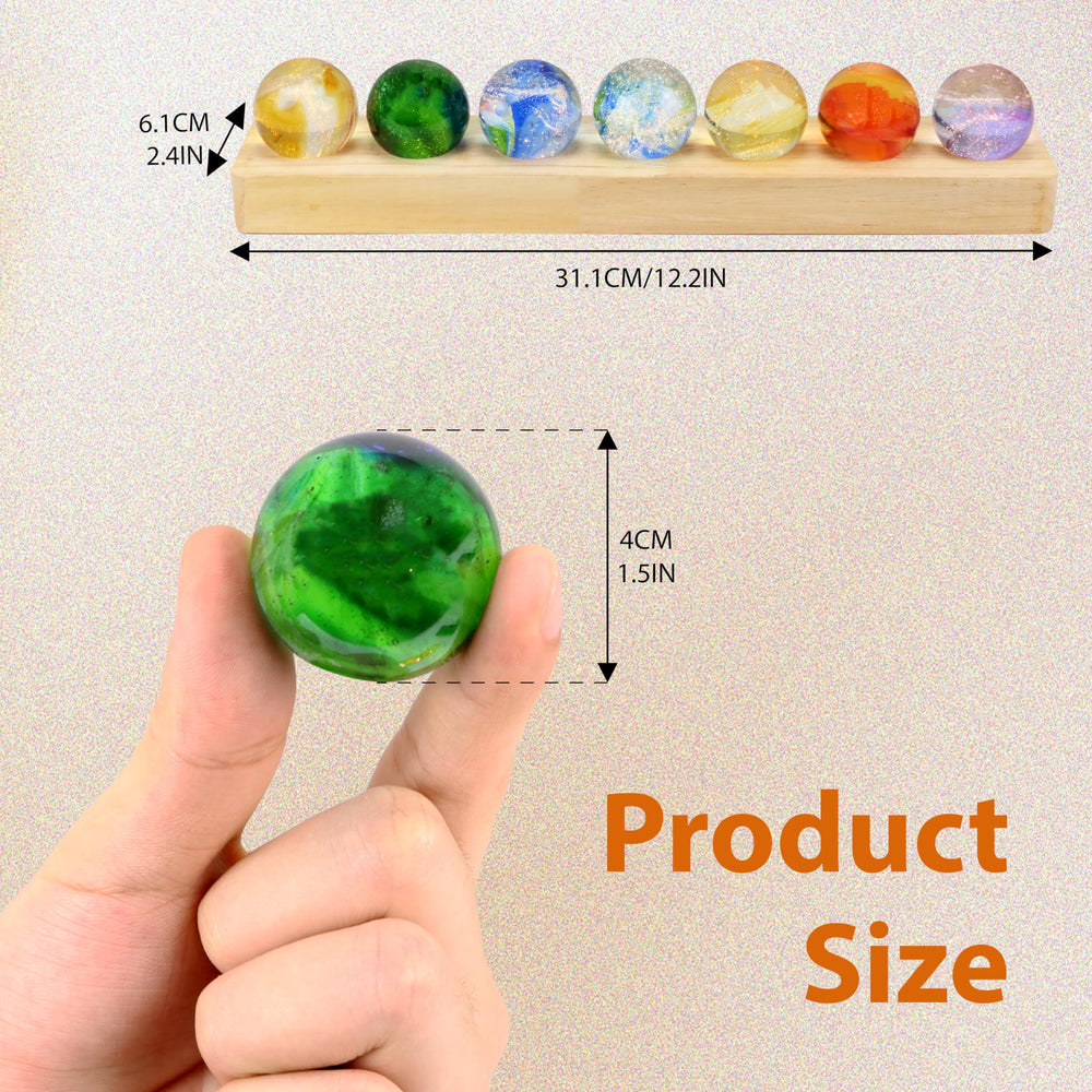 NewRiu crystal quartz balls provide tactile energy for practice.