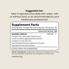 Newt Bladder Plus pumpkin seed extract ingredient highlight for bladder function.