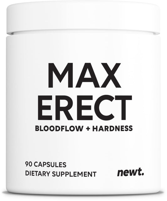Newt Male Performance bottle front with bold branding and vitality-focused formula.