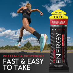 NewTrition On the go energy shot in a pack ideal for workouts and travel