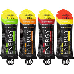 NewTrition Extra Strength Energy Shot blue raspberry bottle boosts focus with zero sugar.
