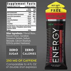 NewTrition energy shot wild berry energizes workouts with clarity