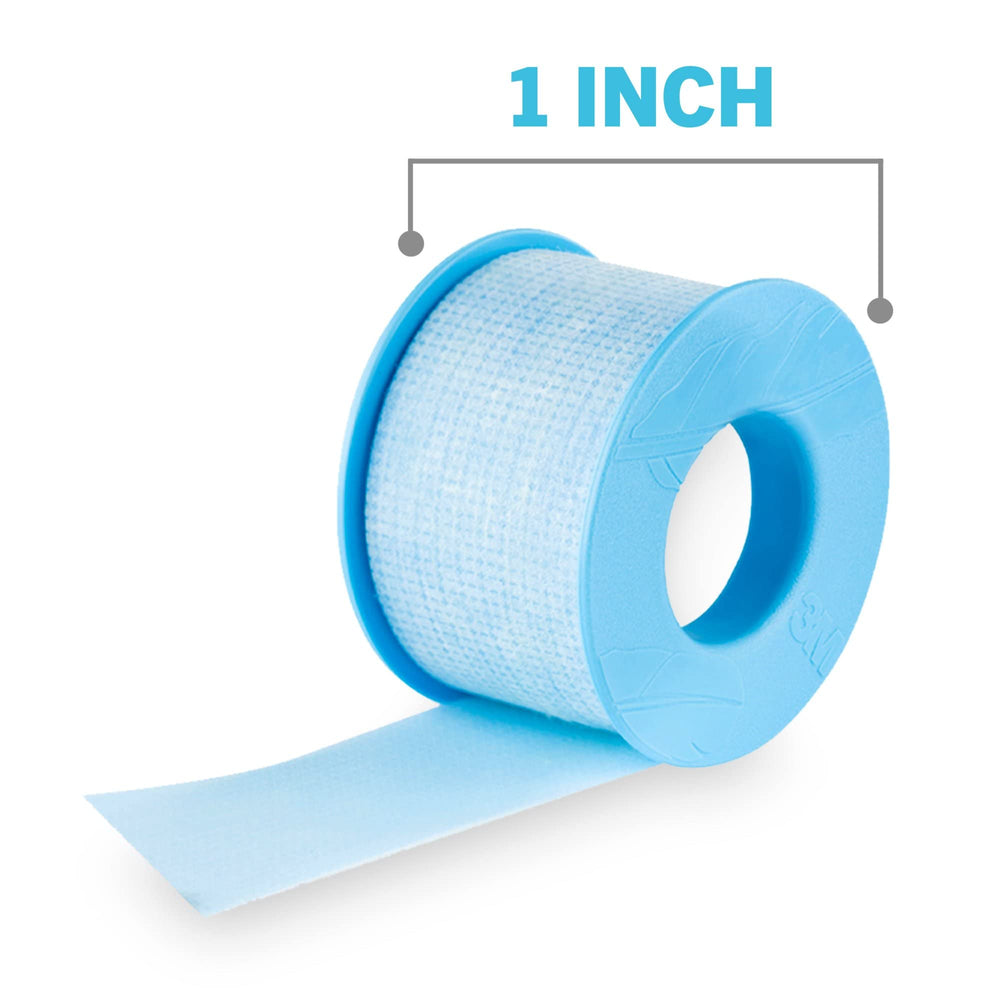Nexcare Sensitive Skin Low Trauma Tape is water-resistant and stays put during showers.