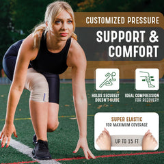 NexSkin latex-free wrap ideal for sensitive skin comfort.
