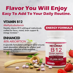 Nextdia B12 180 servings bottle for six months