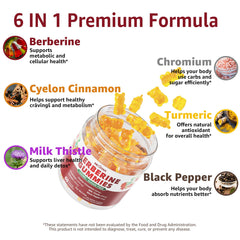 Nextdia Berberine Gummies cinnamon sticks image suggests natural GLP-1 support