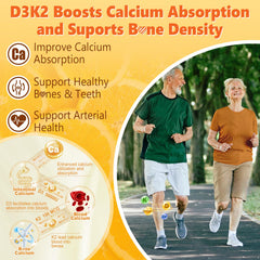 Nextdia D3K2 gummies with five organic vegetables for natural nutrients.
