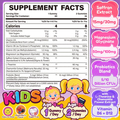 Nextdia Happy Saffron Gummies close-up of gummies with natural color for daily calm