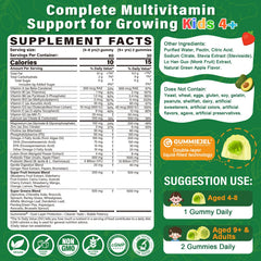 Nextdia Kids Multivitamin Gummies liquid core view shows GummieJel technology.