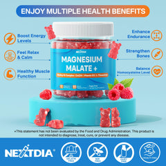 Nextdia gummies with CoQ10 visualization for potential energy support.