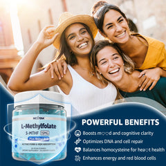 Nextdia methyl B12 gummies jar offers easy, sugar-free daily nutrient support.