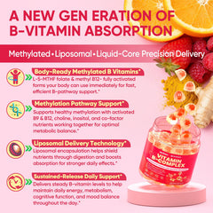Nextdia methylated B-complex bottle-label highlighting ingredients
