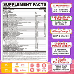 Nextdia multivitamin filled gummies cross-section filling highlights natural strawberry flavor.