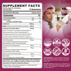 Nextdia NMNH gummies bottle front showing branding and flavor