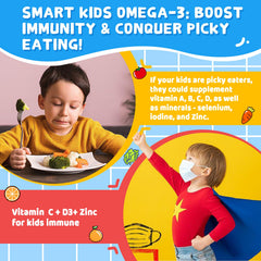 Nextdia Omega 3 kids gummies blue light support with beta-zeaxanthin