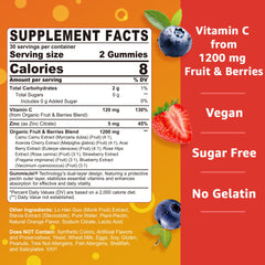 Close-up of Nextdia Vitamin C Gummies texture and chewy appearance