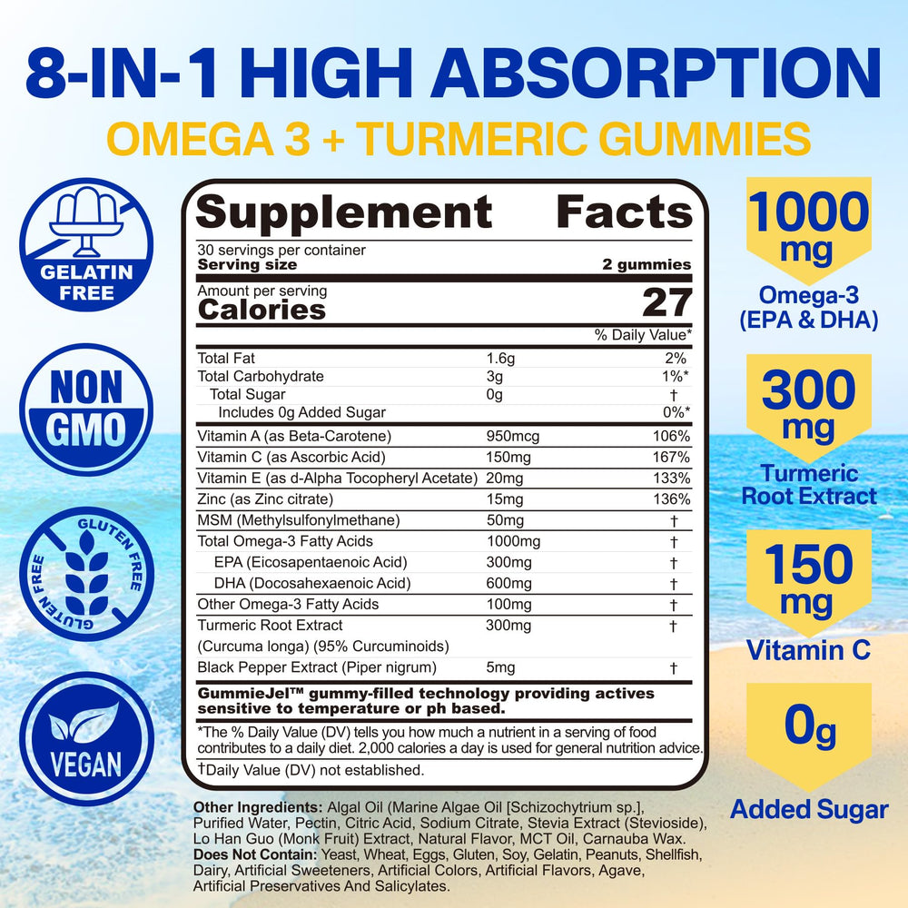 Nextdia Vegan Omega-3 Gummies close-up of mango flavor and algae DHA benefits