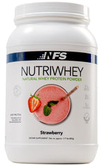 NF Sports NutriWhey Alpine Strawberry bottle ready for post-workout recovery