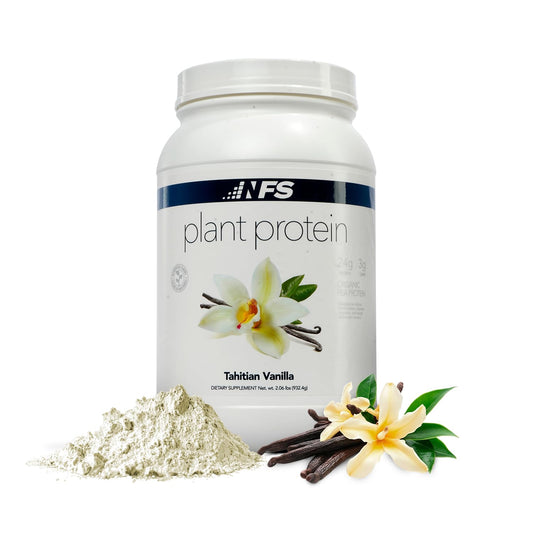 NF Sports protein canister with scoop for post-workout shakes
