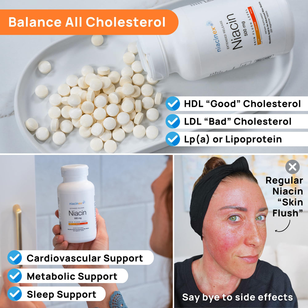 Niacinex vegan-friendly label communicates plant-based formula