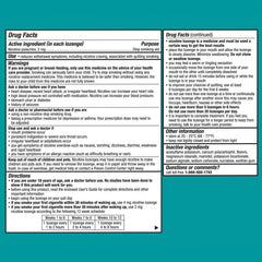 81-count container supports a structured quit program with behavioral support.