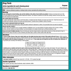 Nicorette 2 mg gum compact packaging for on-the-go quit support