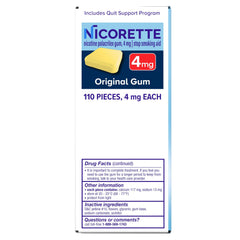 Different Nicorette packaging visuals for routine use.