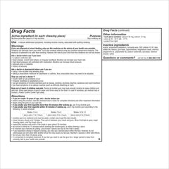 Nicorette usage guide visual for quit plan steps