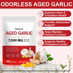 NIFEISHI label detail emphasizes 600-count non-GMO organic garlic origin