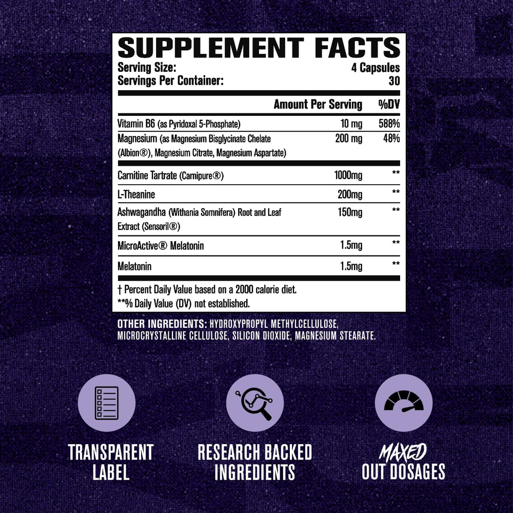 Nighttime routine with Lean PM Max for a calm, restful night.