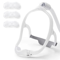Nimisa nasal frame assembly for DreamWear with soft pillows for comfortable nightly use