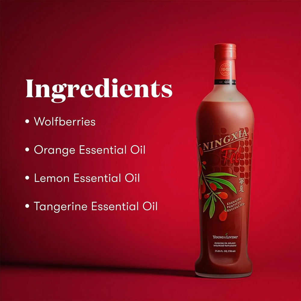 NingXia Red fruit-blend visual conveys a vibrant, nutrient-dense daily beverage.